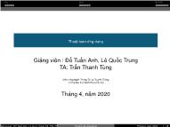 Bài giảng Thuật toán ứng dụng - Bài 1: Pie - Đỗ Tuấn Anh