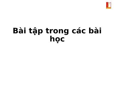 Bài tập môn Kỹ thuật lập trình - Chương trình cả năm