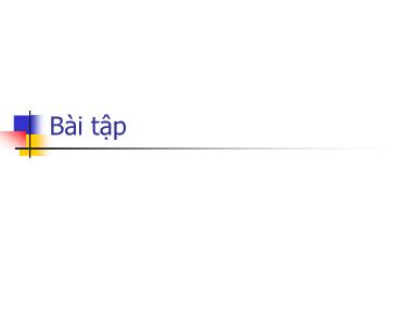 Tổng hợp Bài tập OOP