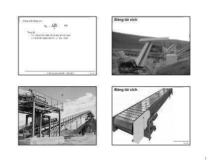 Bài giảng Quá trình và thiết bị Silicat 1 - Chương 12: Băng xích tải