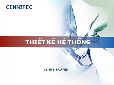 Bài giảng Truyền động thủy lực và khí nén - Chương 9: Thiết kế hệ thống - Lê Thể Truyền