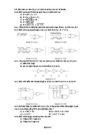 Bài tập Kỹ thuật điện tử - Phần: KTS - Lê Chí Thông