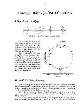 Giáo trình Bảo vệ Rơle - Chương 3: Bảo vệ dòng có hướng