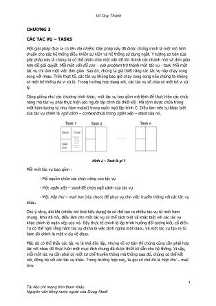 Giáo trình Real time - Chương 3: Các tác vụ