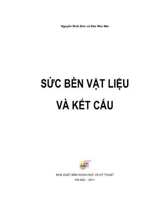 Giáo trình Sức bền vật liệu và kết cấu