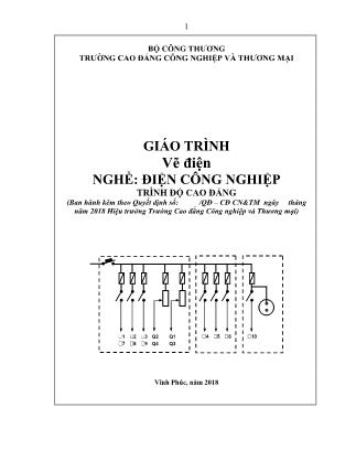 Giáo trình nghề Điện công nghiệp - Vẽ điện