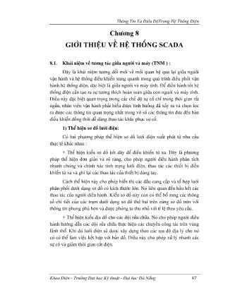 Giáo trình Thông tin và điều độ trong hệ thống điện - Chương 8: Giới thiệu về hệ thống Scada