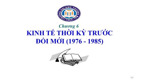 Bài giảng Lịch sử kinh tế Việt Nam - Chương 6: Kinh tế thời kỳ trước đổi mới (1976 - 1985)