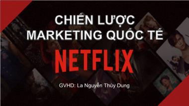 Bài thuyết trình Chiến lược marketing quốc tế