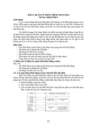 Giáo trình nghề Quản trị mạng máy tính - Môđun: Cấu hình và quản trị thiết bị mạng (Phần 2)