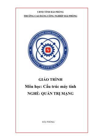 Giáo trình nghề Quản trị mạng - Môđun: Cấu trúc máy tính