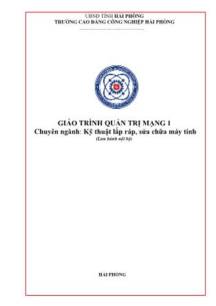 Giáo trình Quản trị mạng 1