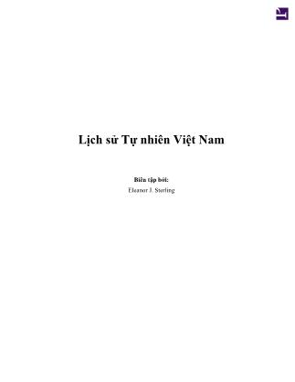 Tài liệu Lịch sử tự nhiên Việt Nam