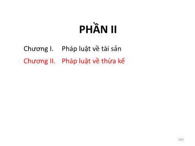 Bài giảng Luật dân sự - Phần 2B - Lâm Tố Trang