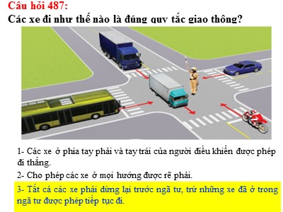 Bài giảng Lý thuyết giao thông đường bộ - Phần: Sa hình
