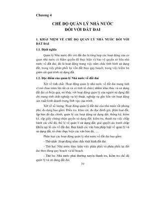 Giáo trình Luật đất đai (Phần 2)