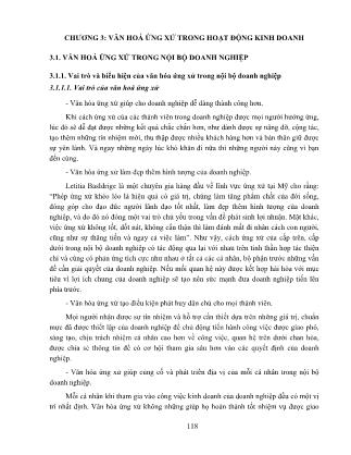 Giáo trình Văn hóa kinh doanh (Phần 2)