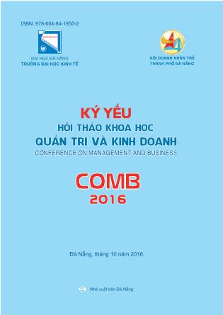 Kỷ yêu Hội thảo khoa học Quản trị và kinh doanh năm 2016