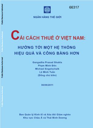 Tài liệu Cải cách thuế ở Việt Nam: Hướng tới một hệ thống hiệu quả và công bằng hơn