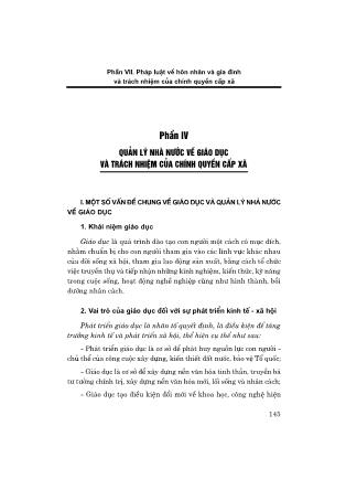 Tài liệu Quản lý Nhà nước trong lĩnh vực dân sự, hôn nhân - gia đình và các vấn đề xã hội (Phần 2)