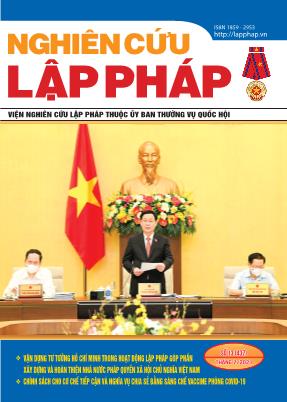 Tạp chí Nghiên cứu lập pháp - Số 13 - Năm 2021