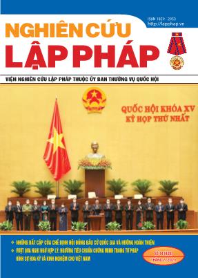 Tạp chí Nghiên cứu lập pháp - Số 14 - Năm 2021