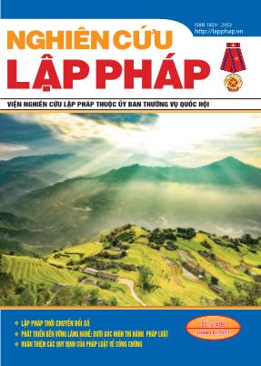 Tạp chí Nghiên cứu lập pháp - Số 15 - Năm 2021